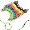 10PCS Luggage Strap Elastic Strap Fixed Elastic Cord Socket Fixed Small Hook 4mm Latex Mini Rope Camping Accessories