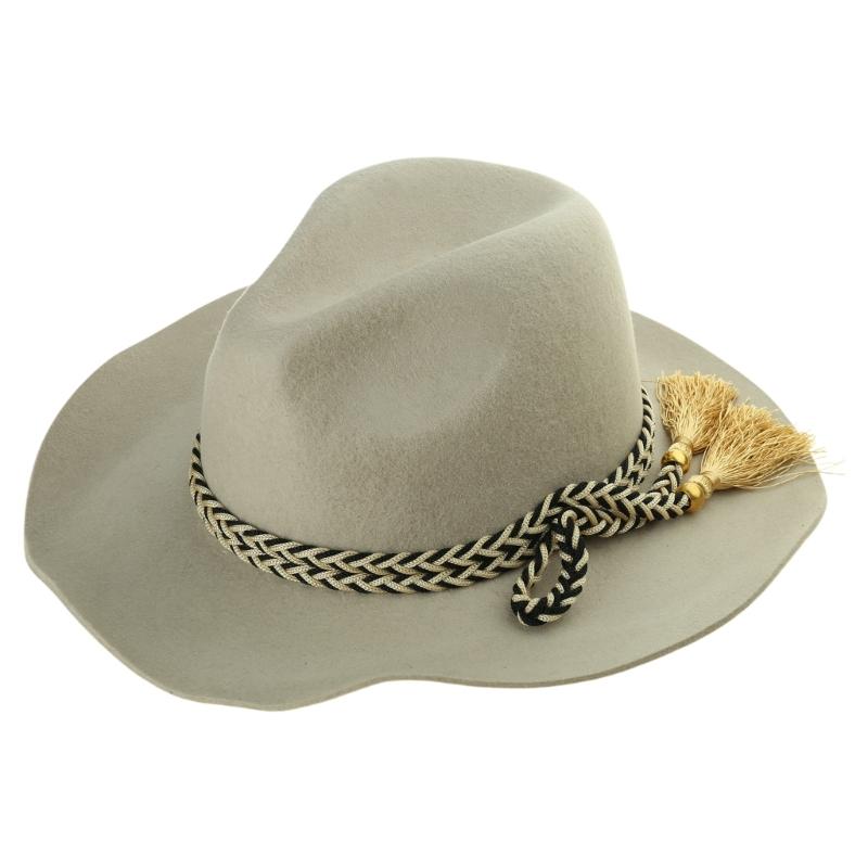 

Cowboy Hat Fedoras Western Short-Brimmed Hat for Women Man Casual Wear Western Fedoras Man Women Unisex Wear сірий колір