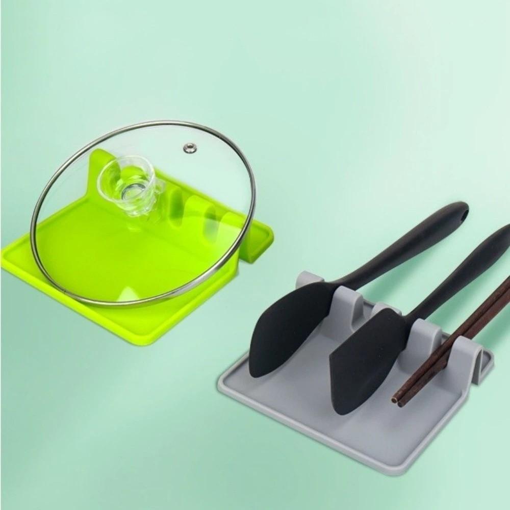 Non-Slip Kitchen Utensil Rack Heat-Resistant Spoon Shelf Spatula Rack  Countertop Organizer