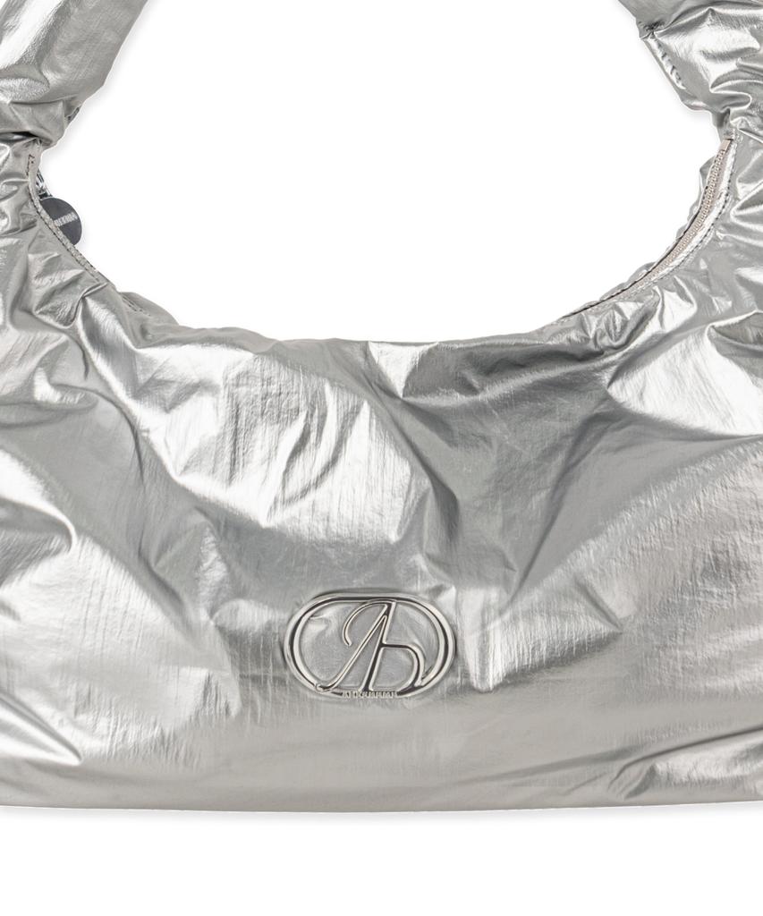 Abeehums Glossy Tote Bag Abh348-703 Silver