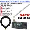 AMNVOLT V4 ATS MINI SI4732 Radio ALL Band DSP Radio FM AM SSB LSB USB Receiver V3S Radio With Hi-Z Headphone Amplifier Circuit