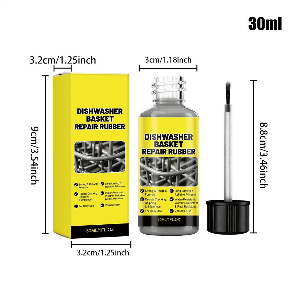 Geschirrspülerkorb Reparatur 30ml Gerätekorb Ausbesserung Geschirrspülerkorb Restaurator Farbe für Zuhause Arbeitsplatte Wohnung Küche