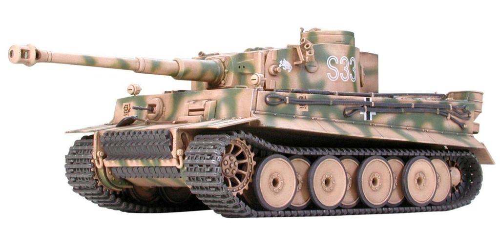 Tamiya Vojenská miniaturní série Německý těžký tank Tiger I Typ rané výroby 32504 1/48 č. 04