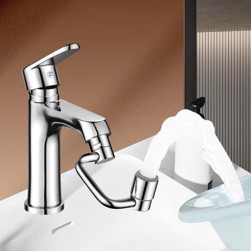 Zinc Zinc Alloy Faucet Extender Silver Faucet Nozzle Adapter Practical Faucet Sprayer Head  Bathroom