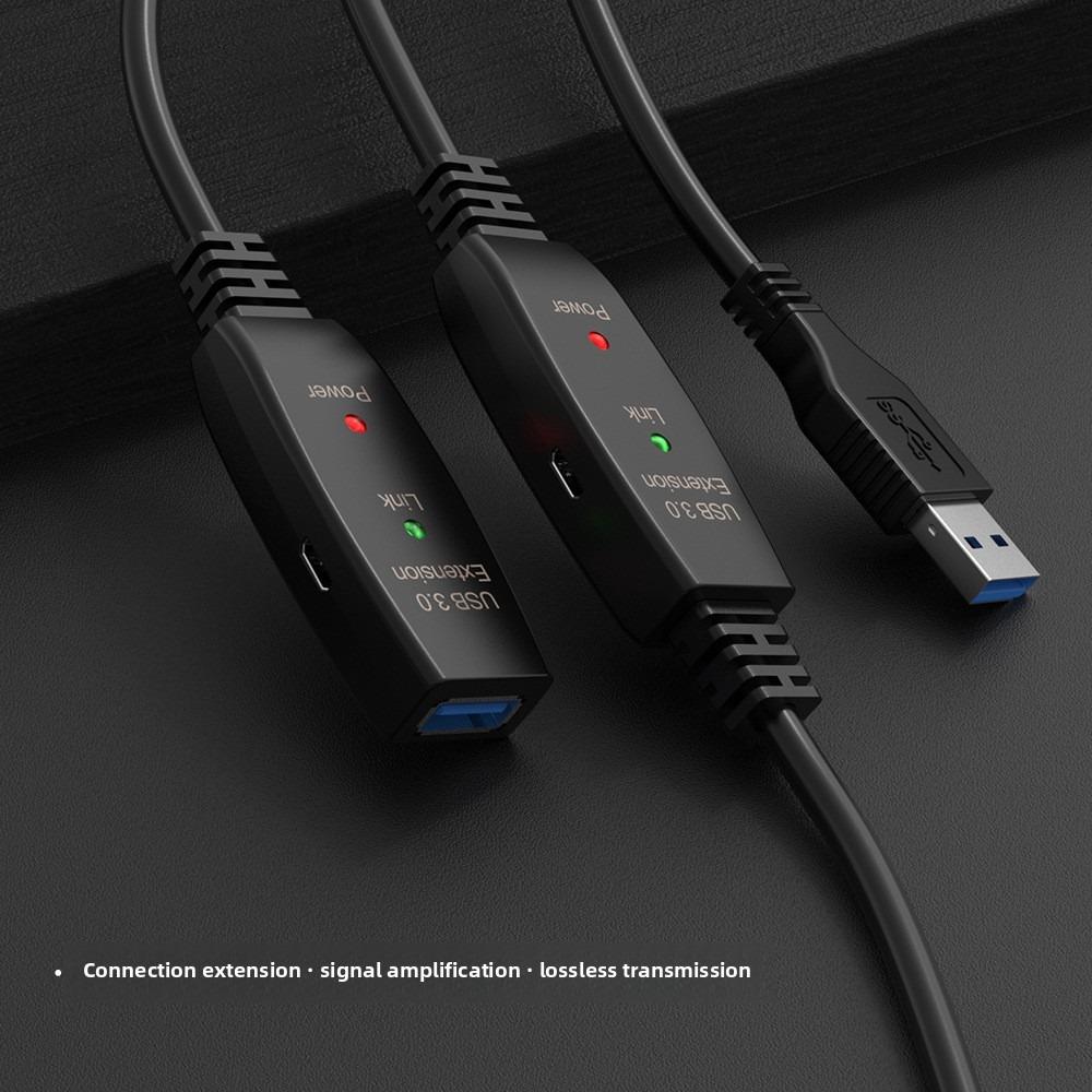 10m USB3.0 Extension Cable High Speed Data Sync for Conference Camera Electronic Whiteboard