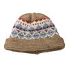 Casual Jacquard Women Beanie Cap Warm Thermal Fisherman Hat Knitted Hat Women