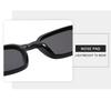 Fashionable Men Reading Glasses Small Square Frame Far Sight Sunglasses for Women High Definition Gray Lens Presbyopia 0+1.0+4.0
