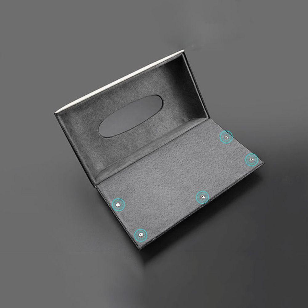 Universal Armrest Box Tissue Box Hanging Napkin Holder Durable Car Sun Visor Tissue Box  Automobile
