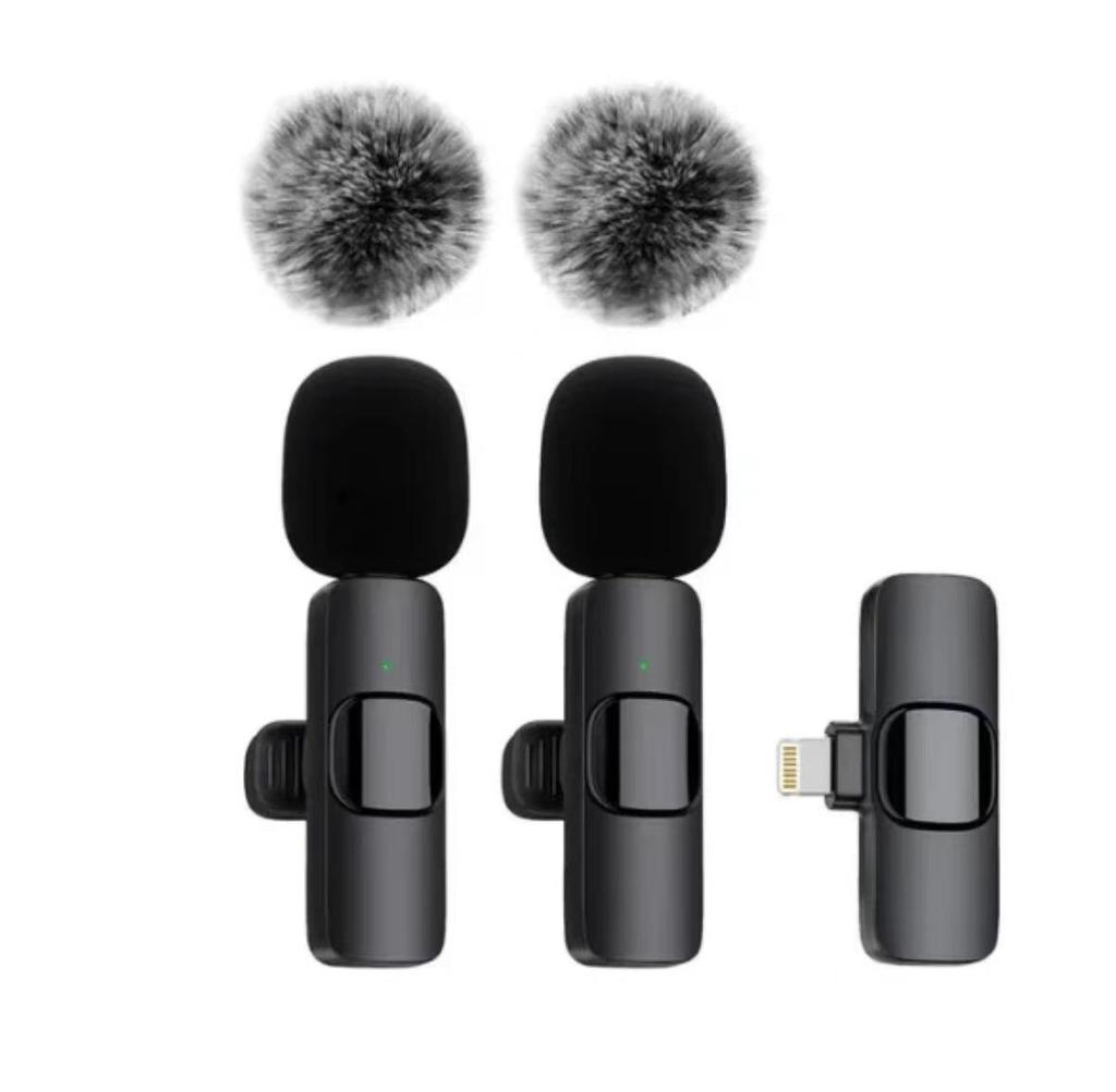Portable Wireless Lavalier Microphone for Audio & Video Recording – Mini K1