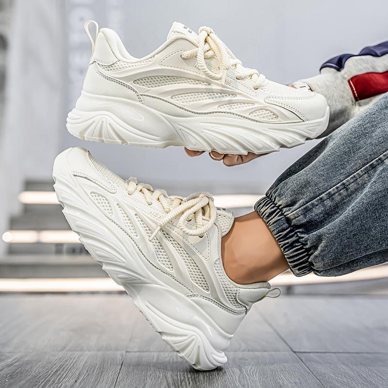 Premium low-top comfortable mesh dad shoes light and comfortable casual shoes cushioning sneakers