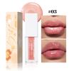 Shimmer Lip Oil Tinted for Fuller Lip Effect, Collagen Lip Gloss, Moisturizing Lip Care Extreme Volume Lip Essence Lips Enhancer