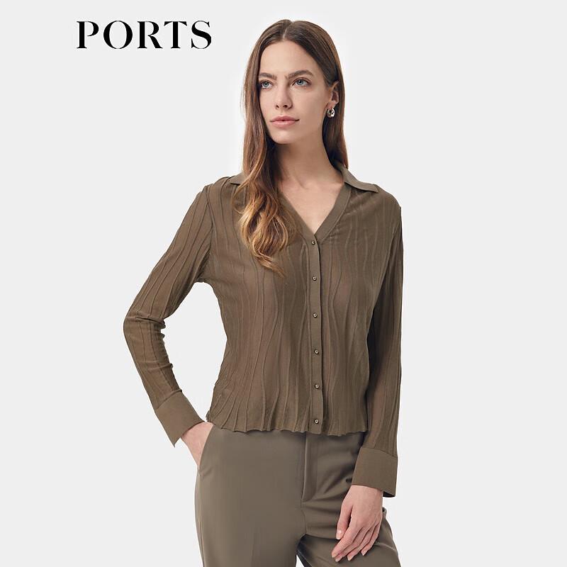 

PORTS Women s V-Neck Knit Cardigan M