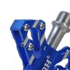 ThinkTop Bicycle Aluminum for Road and Mountain Blue 3-Bearing Pedals, 9/16" Axle, Ultra-Lightweight Alloy, High-Strength Lubricant, Bikes, MTBs,