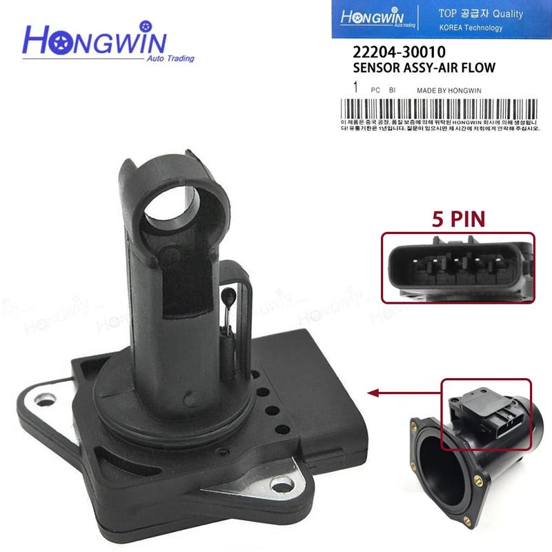 22204-30010 22680-AA310 Mass Air Flow Meter MAF Sensor For Subaru Forester Outback Legacy IV 2.0 S 2.5 WRX Turbo Tribeca 01-08