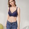 1Pc Large Bust Lace Plus Size Ladies Full Cup Bra Solid Color Nylon Underwired Women