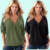 Stylish Plus Size Women Summer Chiffon Tank Top T-shirt Perfect For Casual Outings