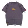 Cross-border Year of the Horse National Tide Embroidered Round Neck Short Sleeve Trendy Heavyweight Loose Fit Chinese Style Men's Spring-Summer Tee