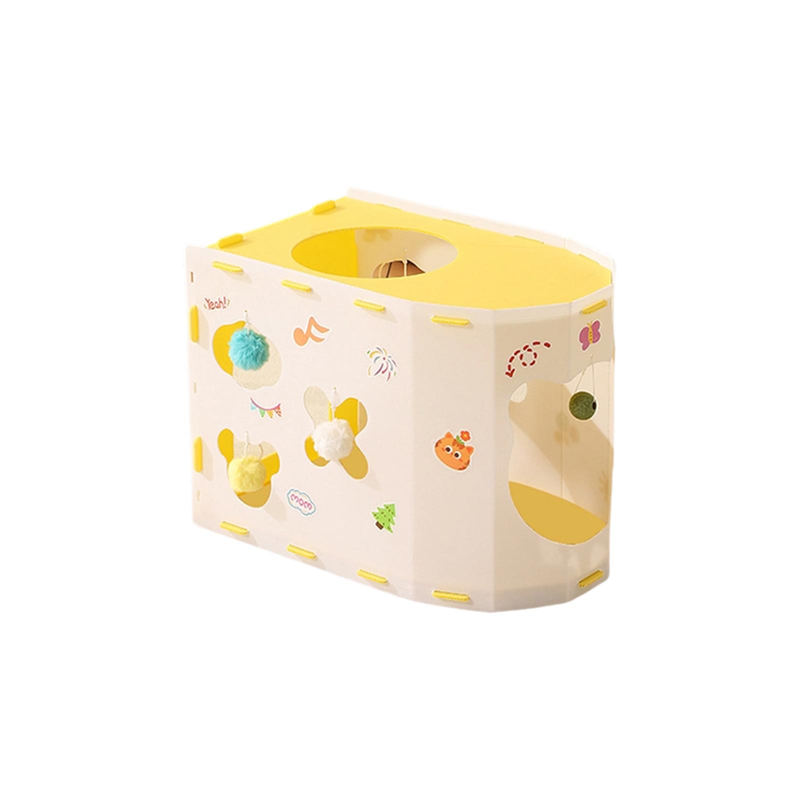 

Multi Functional Cat Tunnel and House Plastic Pet Toy with Extended Tunnel Design for Indoor Use Suitable for All Seasons Interactive Play one size