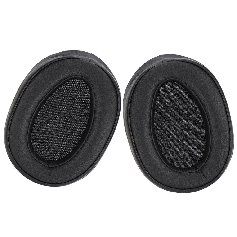 1 Pair Portable Protein Earphone Headset Replacement Earpads Accessory for Sony MDR 100ABNblack