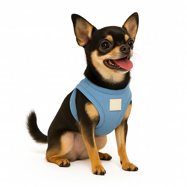 Fuzzyard Life Harness Dog Cotton Mesh Brand Pet Easy To Size Step-In - Harness, Material, Lightweight, Stylish, Buckle, Name, Collar, Supplies, Wear,