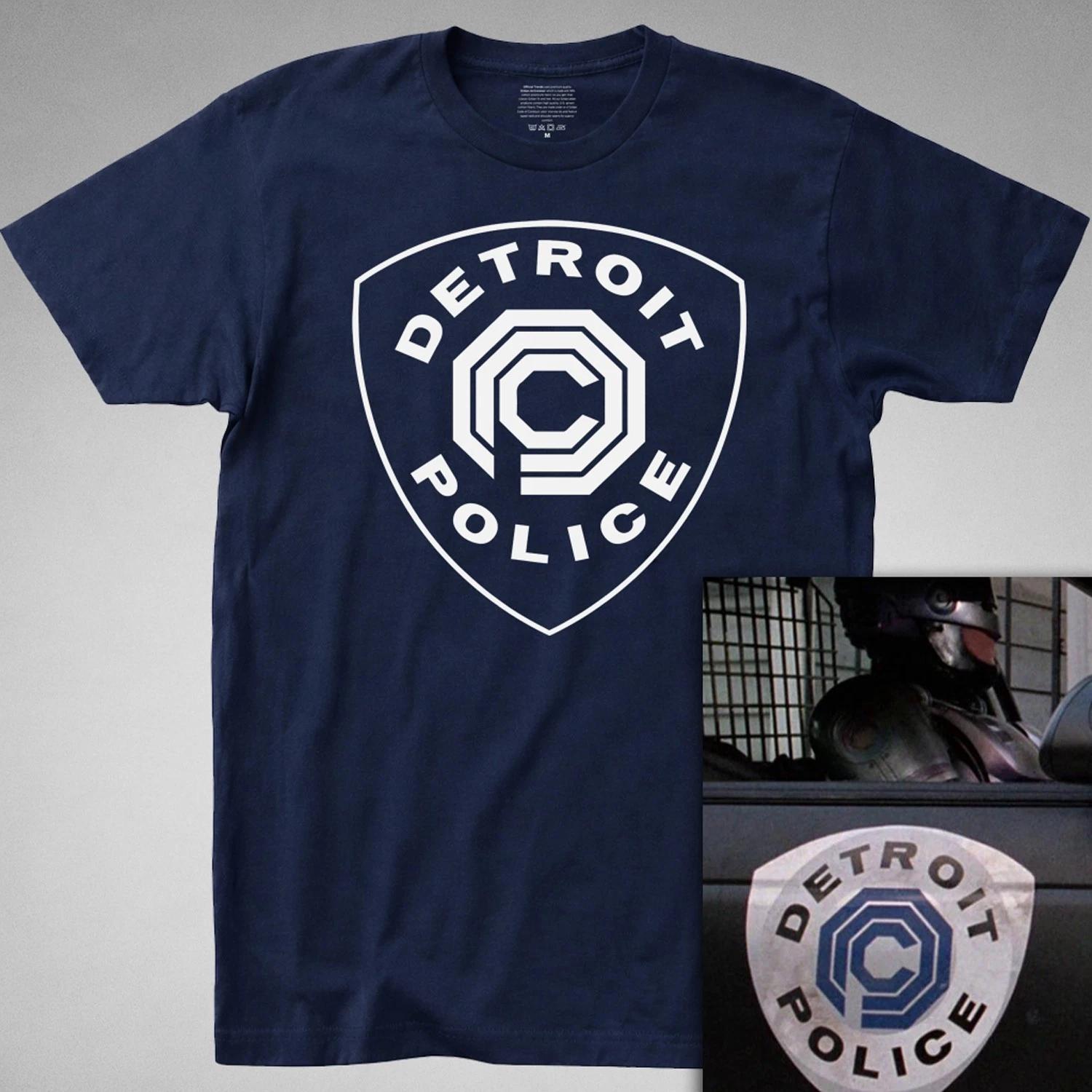 Robocop Detroit Police T-Shirt 1988 robot ed209 omni movie murphy cop robo tee M