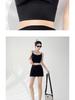 Women's 2025 Summer A-line Side Slit Yoga Mini Skirt