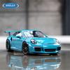 WELLY 1:24 Porsche 911 GT3 RS Alloy Sports Car Model Diecast Metal Racing Car Vehicles Model Simulation Collection Kids Toy Gift