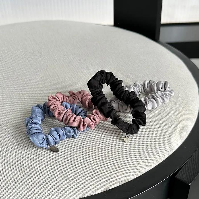 [1+1] mini pleats scrunchie - 4color
