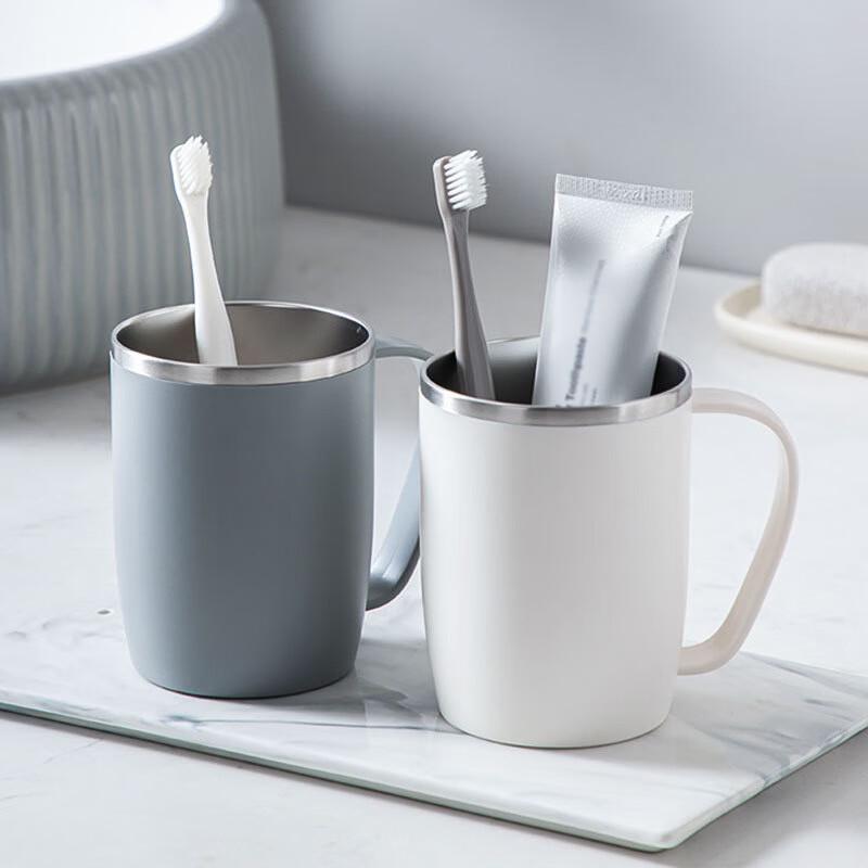 Guiren Yizu Stainless Steel Mouthwash Cup with Handle