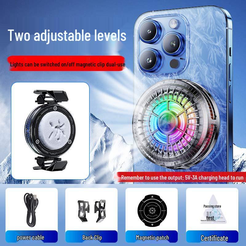 

Semiconductor Magnetic Cooling Radiator for Mobile Gaming - Ideal for PUBG & Esports