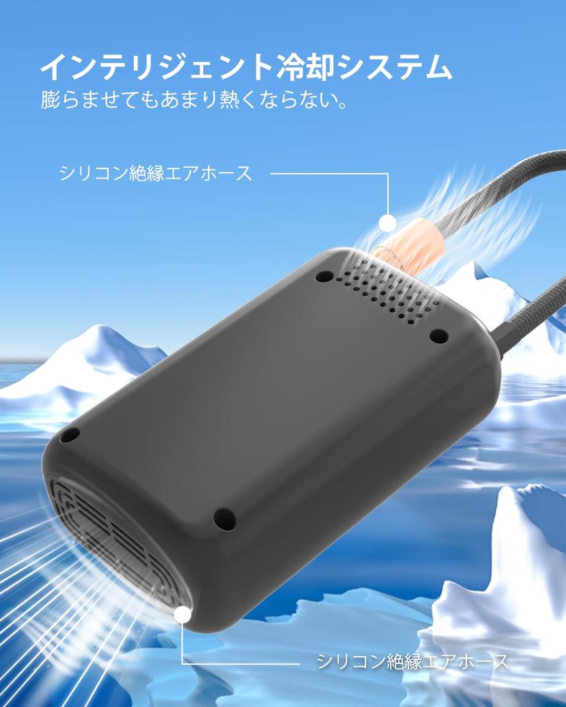 Smartsafe Electric Air 150 4000 mAh Kompatibel mit Presta und Schrader 4 Umschaltbar LCD Digital LED SOS Geeignet für und Outdoor Pumpe, PSI, Kapazität,