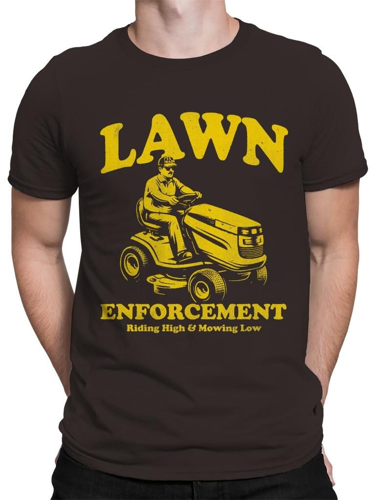 Lawn Enforcement Mens T-shirt
