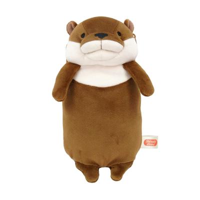 Shinada Global Mochi Series Mochi Kawauso Mochi Pen Pouch Brown 9 X 8 X 18cm Pen Pouch Otter Animal MPKW-0180B