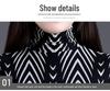Houndstooth Long Sleeve Women's Top - Autumn/Winter Fashion Base Layer