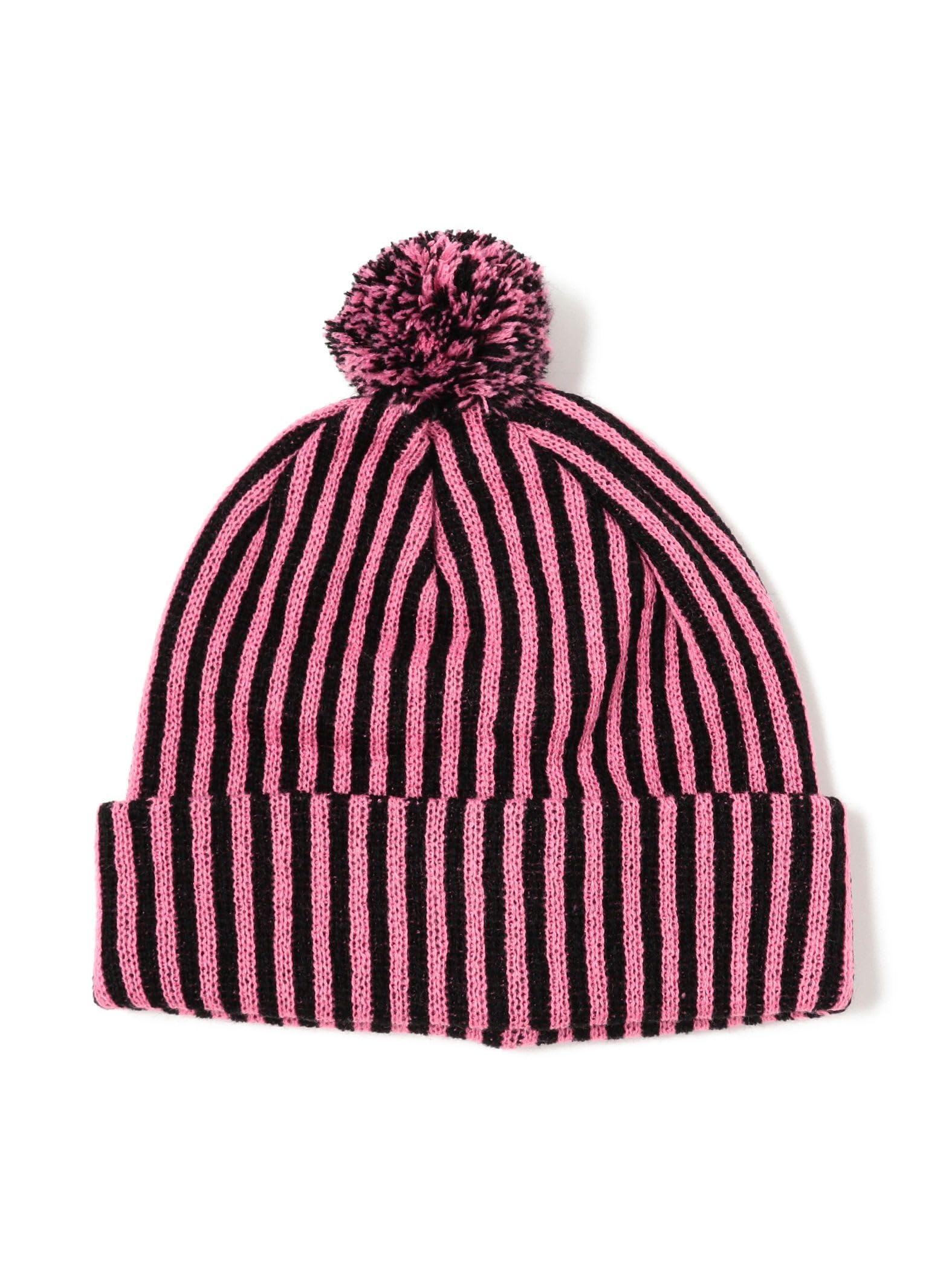 

Beams Boy Hat [Special Order] INFIELDER DESIGN STRIPE PON CAP Women s Pink One Size