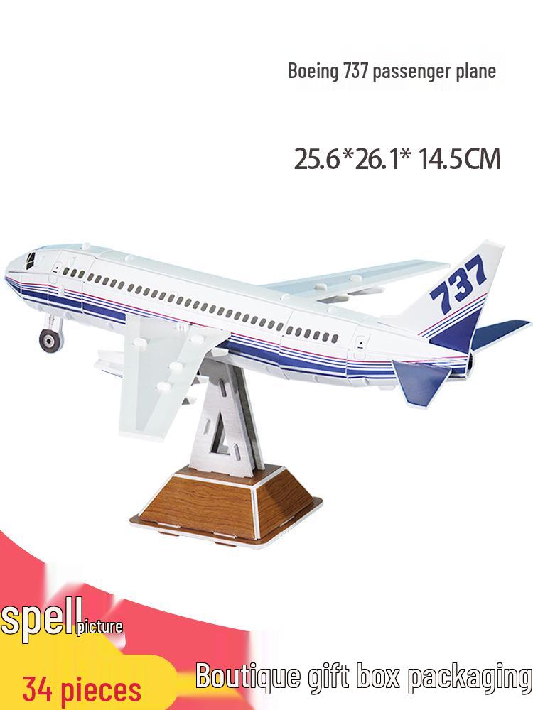 Fujian Aircraft Carrier 3D Puzzle Warship - Handmade Educational Toy