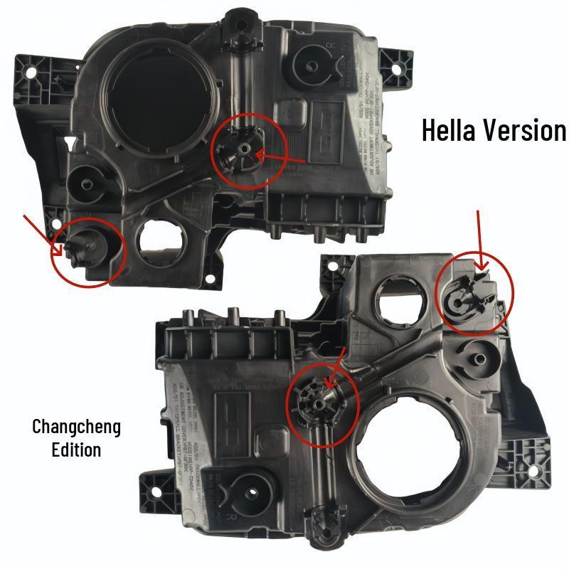 Compatible Rear and Front Headlight Housing for Li Auto L6 (Model Years 2024-2025)