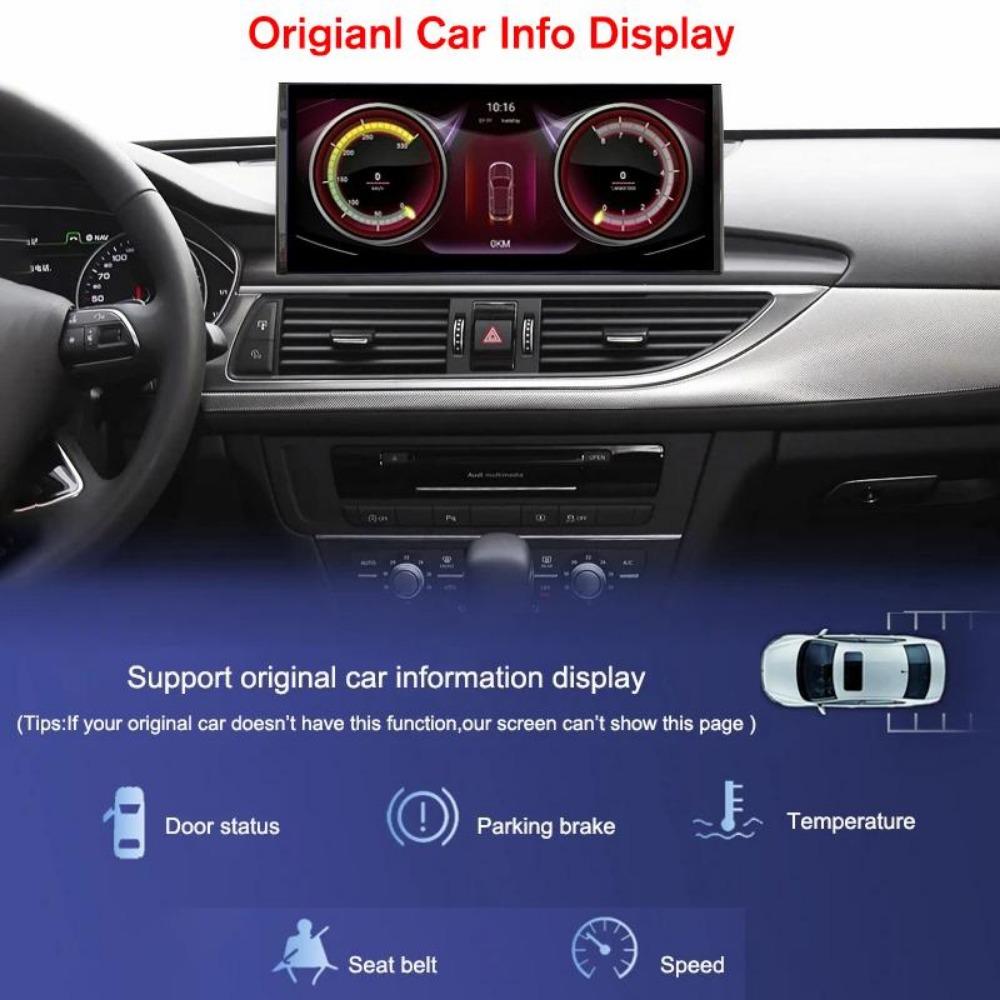 10.25'' Android13 Car Radio For A3 2014-2018 GPS Stereo Multimedia Player CarPlay Auto Headunit Bluetooth 4G Wifi