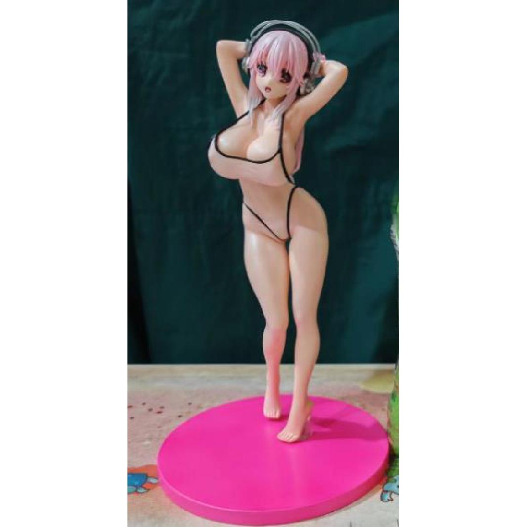 

25 см Wave DreamTech Super Sonico Белый купальник Стиль 1/7 ПВХ Фигурки Коллекция для взрослых Хентай Модель Игрушка Кукла hard chest no box