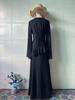 Elegant 2025 Autumn Long Sleeve Slim Fit Waist-cinching Dress for Women