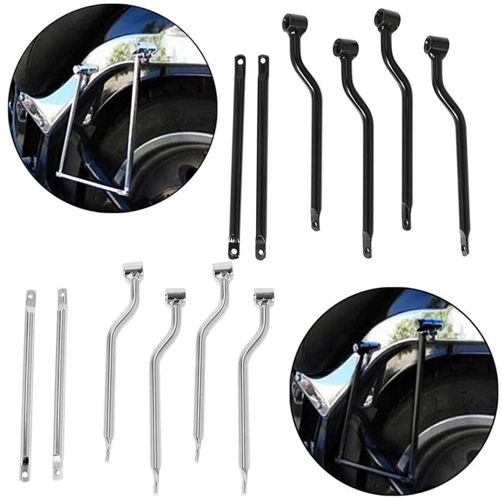 Heavy Duty Motorcycle Luggage Rack Support Bracket Rack Strong Iron Build Weather Resistant For Commuting Easy Install
