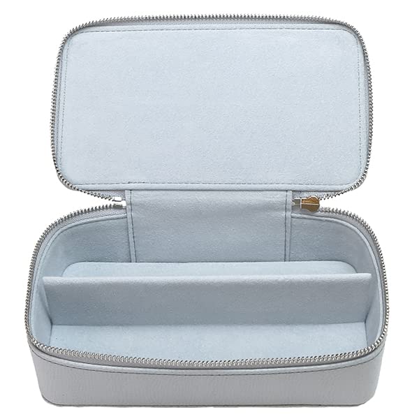 Color Chart Leather Eyeglass Case (Holds 2 Pairs) (83 Horizon Blue)