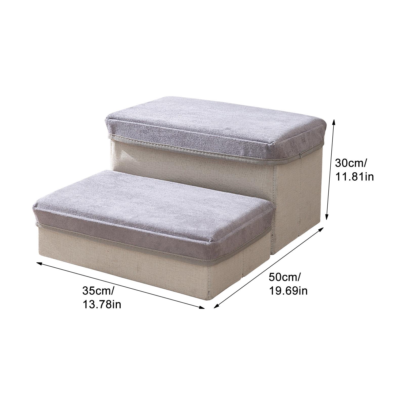 

Нескользящие ступеньки для собак, лестница для дивана, стула, портативная складная лестница для домашних животных, для маленьких собак, кошек, пандус для домашних животных, съемные принадлежности