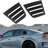 2Pcs/Set Rear Window Blinds Quarter Louvers Cover For Dodge Charger 2011-2021