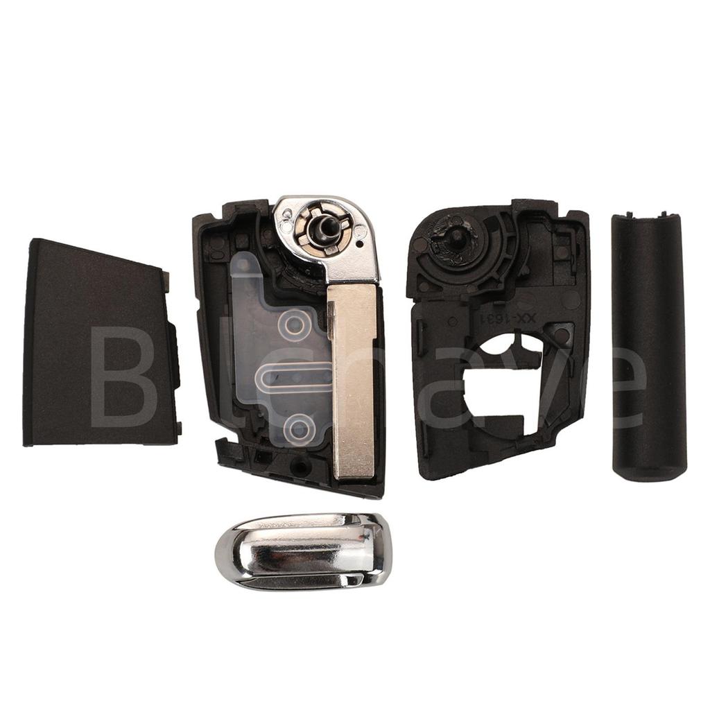 4-Button Folding Car Key Shell for Volkswagen Seat Ibiza Skoda Superb Golf