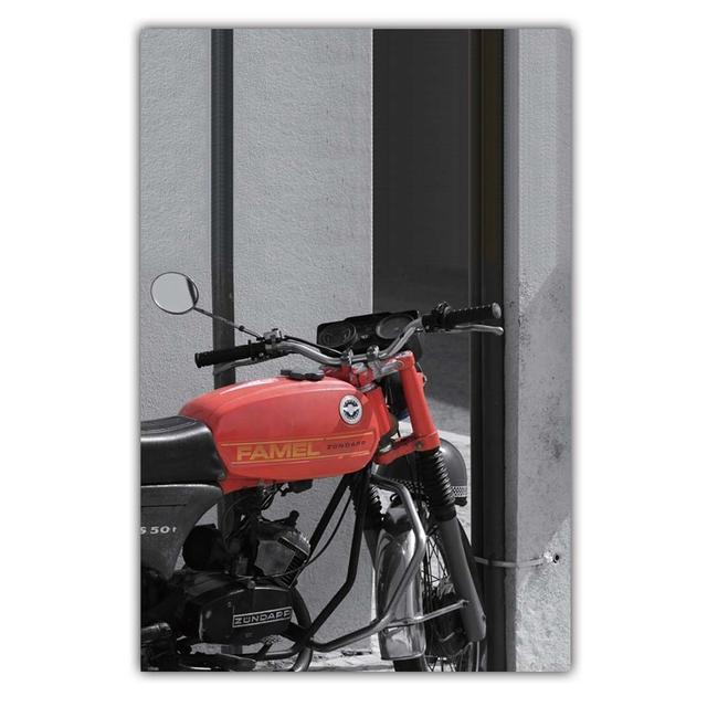 Nordic Style Landscape Street View Canvas Painting Red Still Life Poster Office Wall Painting Living Room Home Decoration Mural No Frame