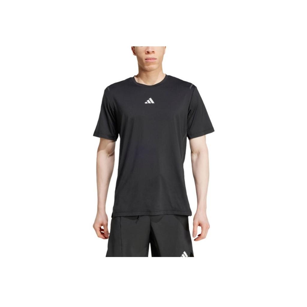 Adidas Instant Cool Workout T-Shirt Men Tops Black JD0196