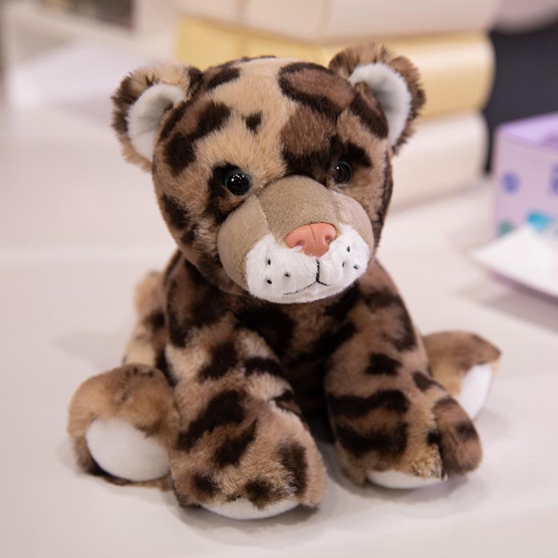 

Cartoon Animal Plush Toy - Elephant, Panda, Tiger & Giraffe Comfort Dolls for Kids 23 cm (0.2 kg)