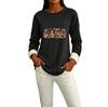 Women's Lined Long Sleeve Round Neck Halloween Sweatshirt Winter Casual Top