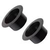 Plumbing Flange Duct Fitting Vent 75mm Set of 2 Pipe Flange Connector Hose Plumbing Parts Black